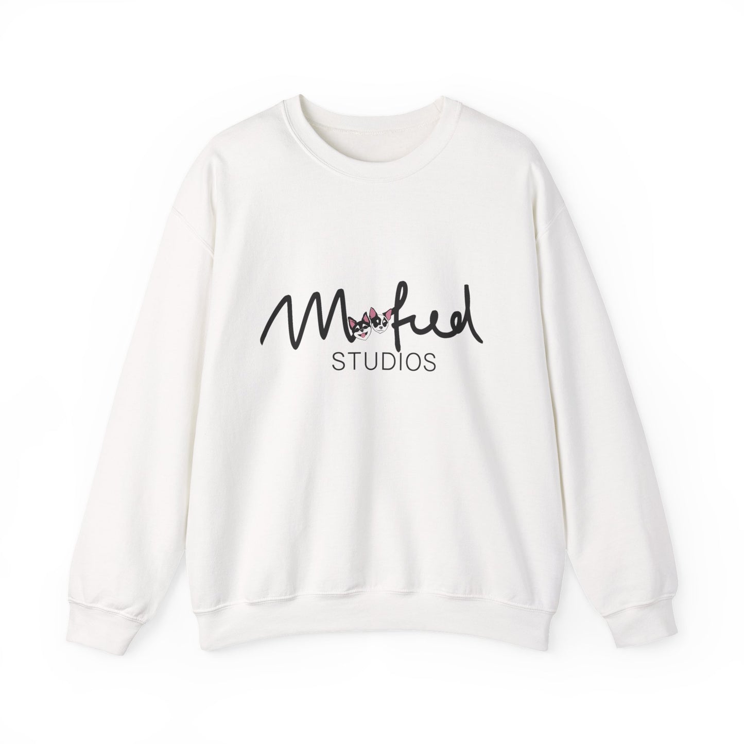 Crewneck Sweatshirt — 'Marked Studios' Minimal Logo Crewneck