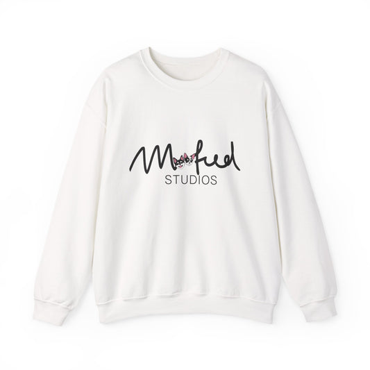 Crewneck Sweatshirt — 'Marked Studios' Minimal Logo Crewneck