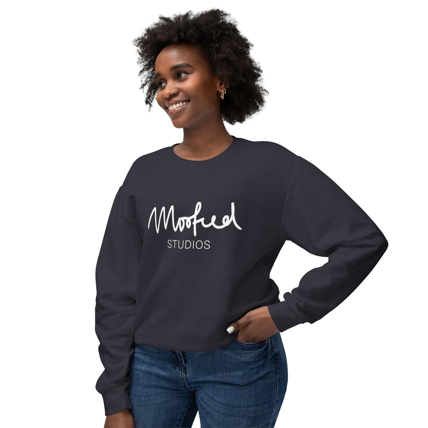 Moofred Unisex Lightweight Crewneck Sweatshirt
