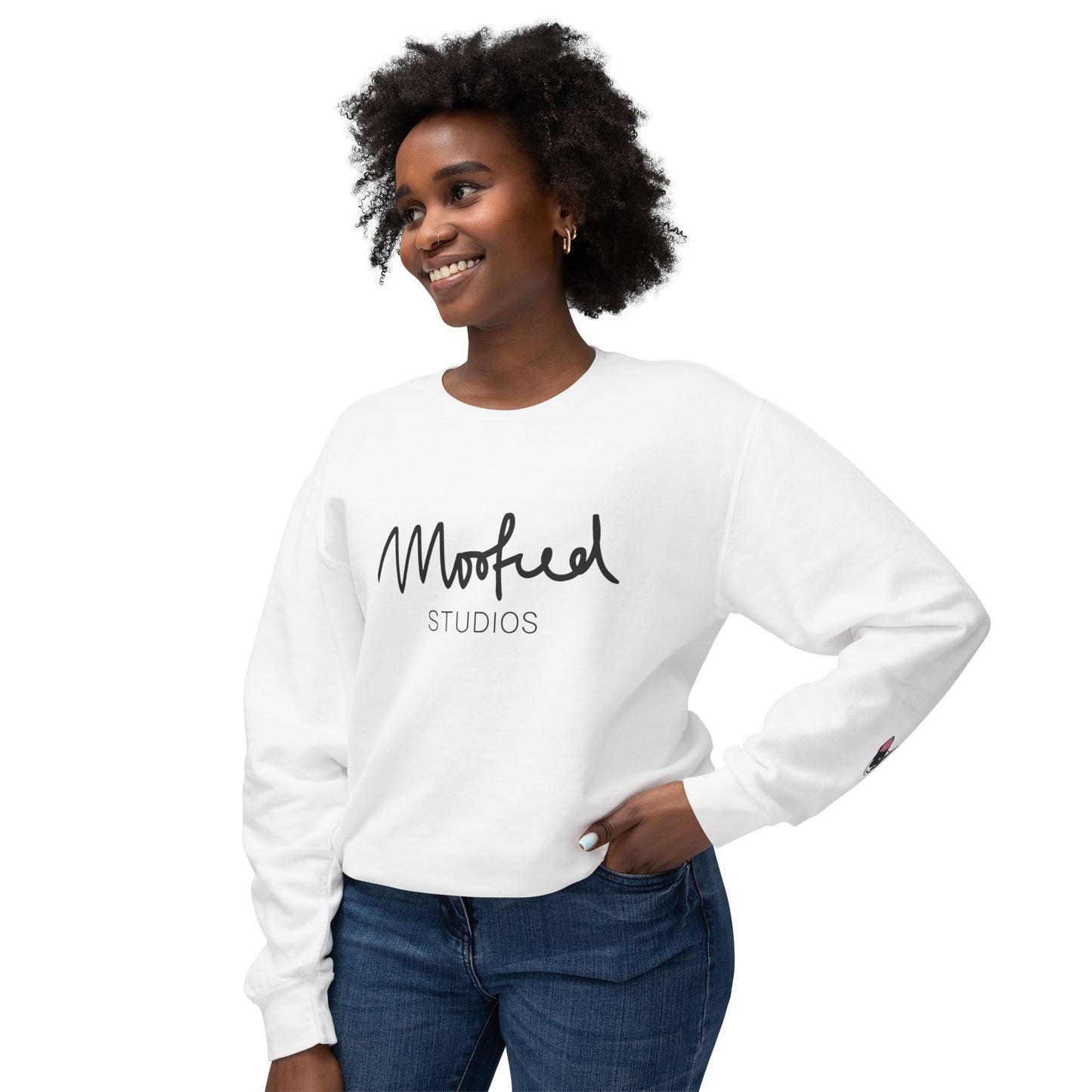 Moofred Unisex Lightweight Crewneck Sweatshirt