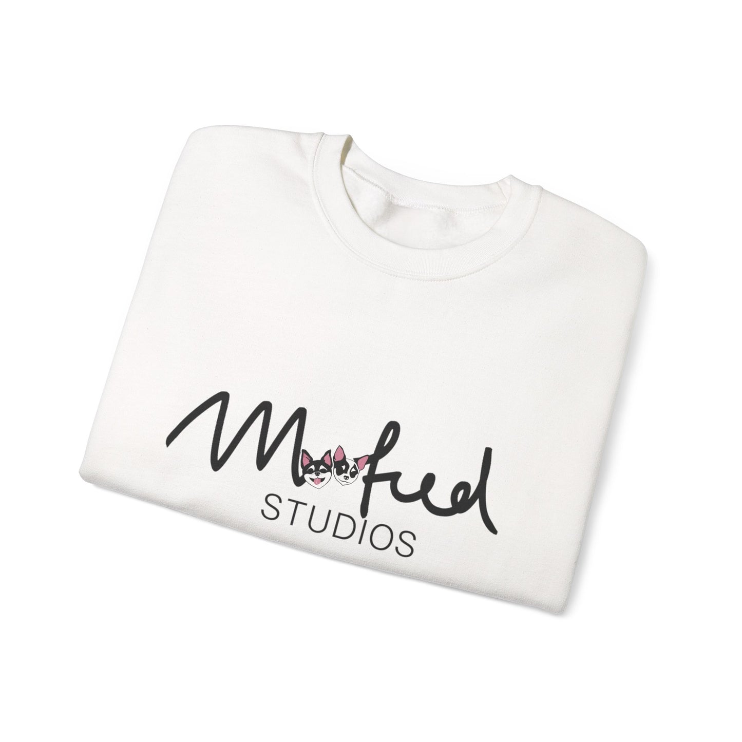 Crewneck Sweatshirt — 'Marked Studios' Minimal Logo Crewneck